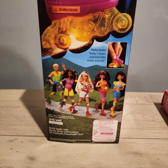 Vintage 1991 NIB Rollerblade Barbie